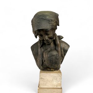 Bronzo "Mamma con bambino"