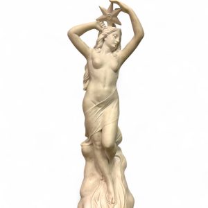 Statua allegorica in marmo "La stella"